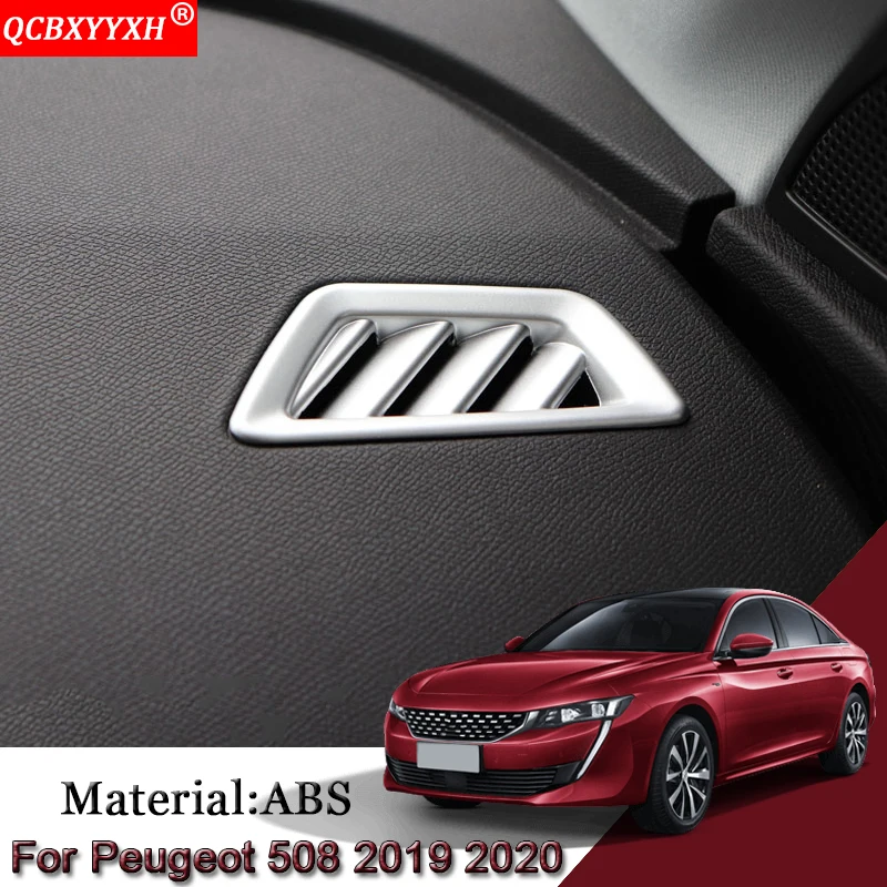 2 шт. автомобильный Стайлинг ABS хром для ≥goet 508-Н. В. Автомобиль внутри приборной панели розетка рамка блесток крышка авто аксессуары