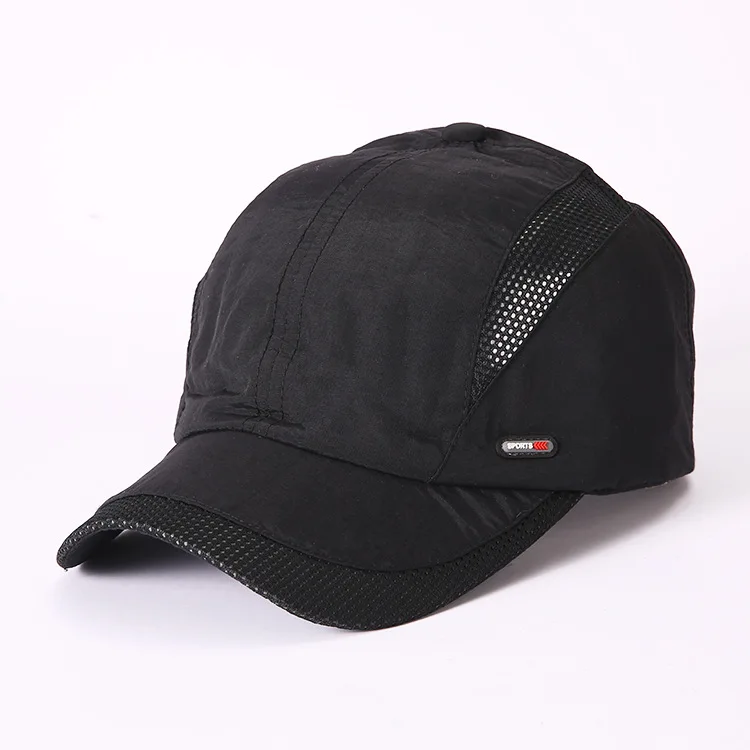 New hat Men's quick-drying hat Summer breathable NET hat Thin sports sunscreen baseball cap