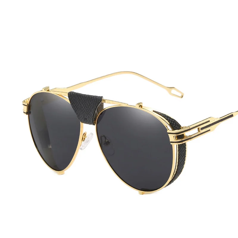 

Vintage Steampunk Sunglasses Men Women Luxury Brand Retro Sun Glasses Mirror Punk Sunglass Shades for Women Goggles UV400 Oculos
