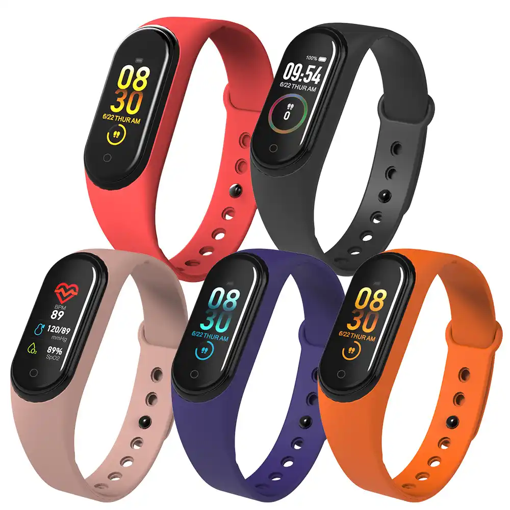 smartband heart rate blood pressure monitor