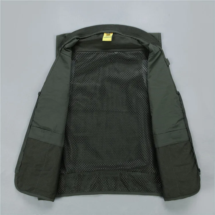 Casual Vest Men Spring And Autumn New Style Outdoor Photographical Vest Middle-aged Plus-sized MEN'S Waistcoat 86