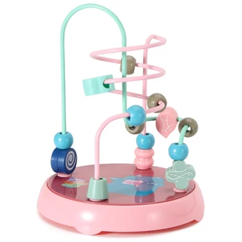 

6 Month Baby Toys Beads Toy for Baby Kids Colorful Round Beads Maze Math Toy Toddler Educational Model