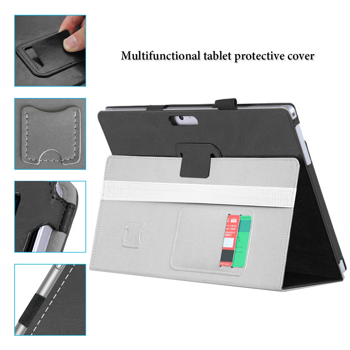 Для microsoft Surface Pro 7 чехол с карманом для карт ремешок для Funda Surface Pro 7 Surface Pro 7 Чехол для кожи Surface Pro 6 5 4 Чехол