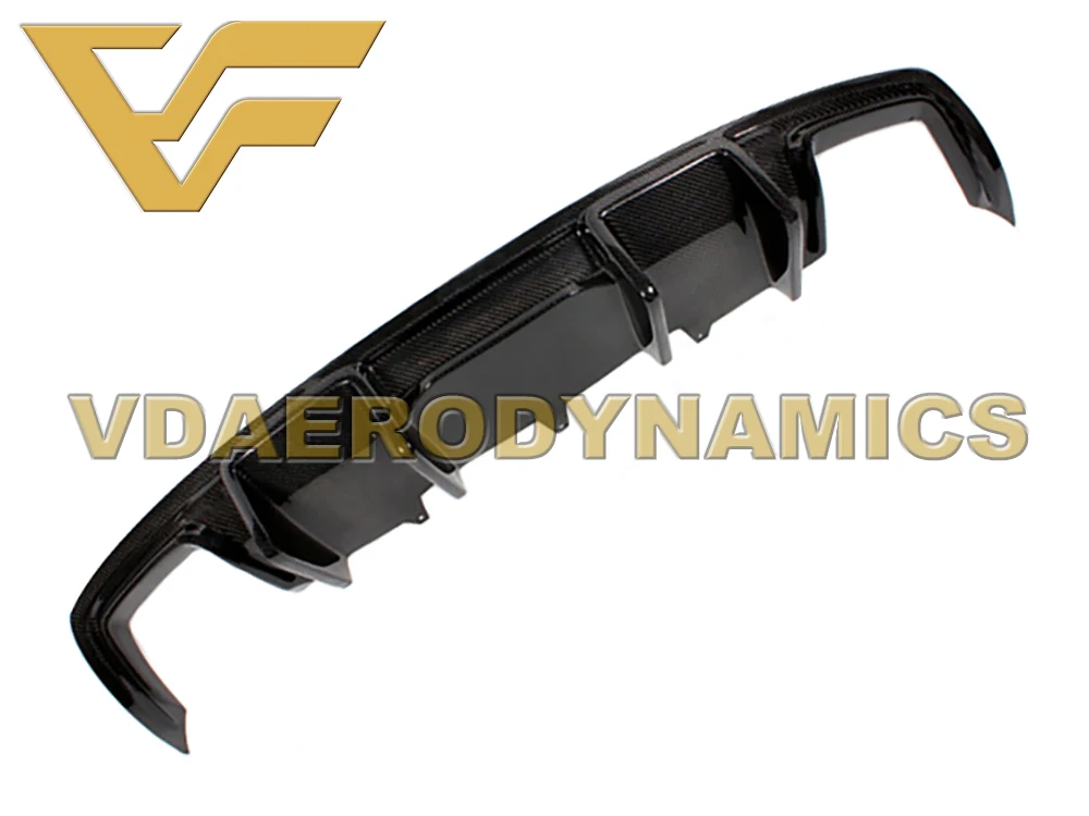 Подходит для 12-16 17-19 Audi A5 S5 A5 с Sline VAD-K из углеродного волокна задний диффузор для губ Бампер Комплект-3 вида стилей на выбор - Цвет: 12-16 A5
