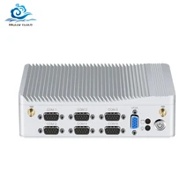 Мини ПК 6* COM Celeron J1900 2,00 ГГц 6* RS232 последовательный порт 2* LAN 8* USB VGA Windows 10 Linux Безвентиляторный промышленный мини-компьютер Мини ПК 6* COM Celeron J1900 2,00 ГГц 6* RS232 последовательный порт 2* LAN 8* USB VGA Windows 10 Linux Безвентиляторный промышленный мини-компьютер