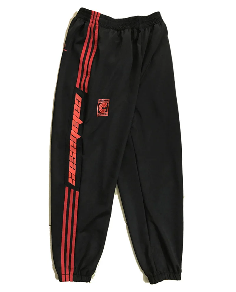 4 Kanye сезон 6 брюки CALABASAS полосатые спортивные брюки уличные мужские Wo мужские повседневные модные брюки на шнурке для бега 4 три бара - Color: 4