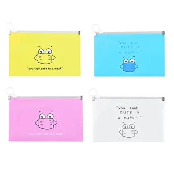 

Face Mask Storage Box Mask Packaging Box Dustproof Face Mask Folder Disposable Masks Storage Case Plastic Masks Storage Folder