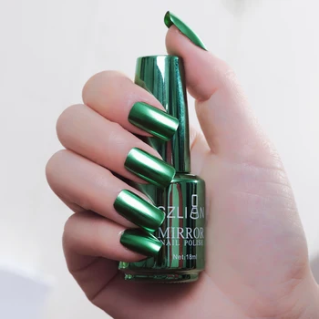 

18ml Metallic Nail Polish Mirror Gel Long-Lasting Nail Polish Girl Cute Nail Decoration Tool Semi Permanant UV Nail Art