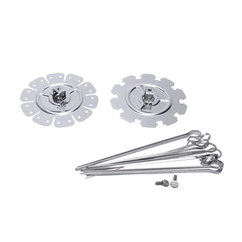 

Stainless Steel Grilled Cage BBQ Roaster Barbecue Kebab Maker Meat Skewer Machine BBQ Grill Kitchen Air Fryer Accessories