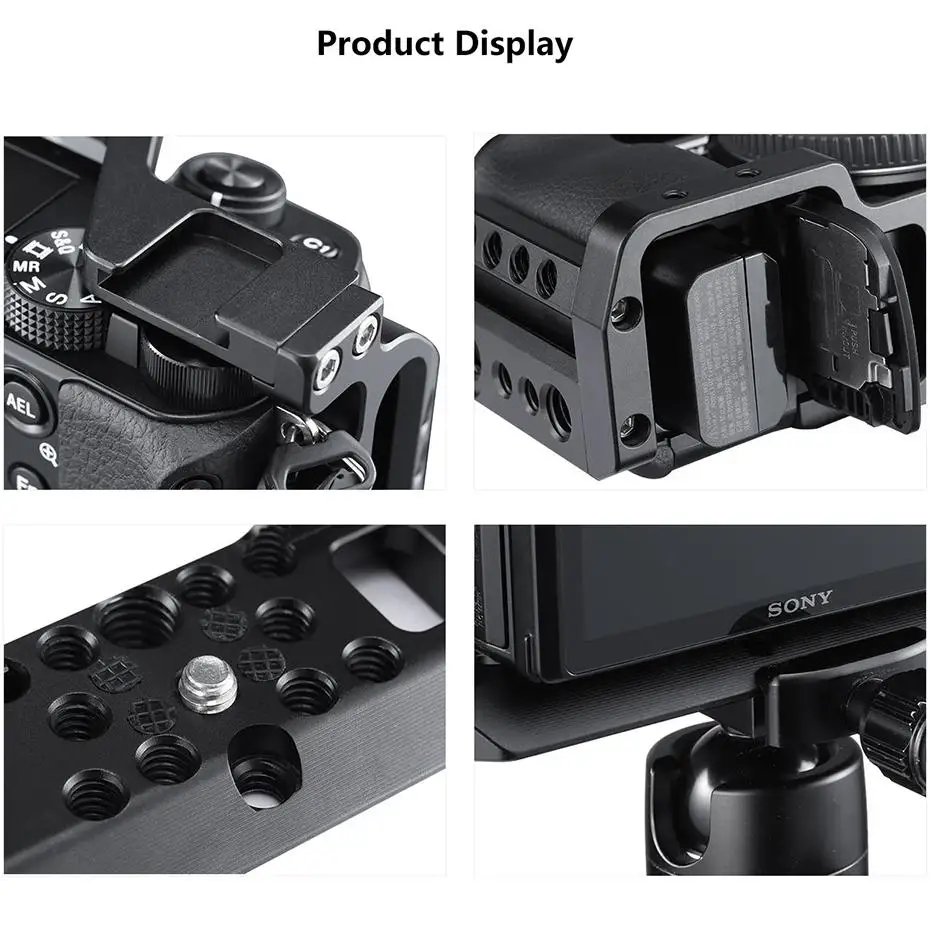 MeterMall Универсальный VIJIM CA-01 камера клетка ручка установка для sony A6500A6400A6300A6100 камера аксессуары