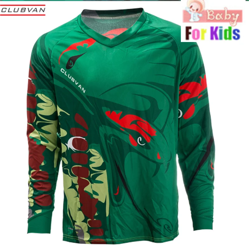 Новая Брендовая детская футболка для мотокросса, футболка DH для горного велосипеда, MX, одежда для мотоцикла, Ropa для мальчиков, быстросохнущие футболки MTB - Цвет: 5