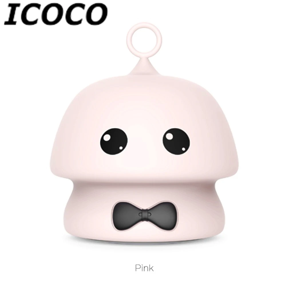 ICOCO Elf-shaped Pat лампа с умным сенсорным сенсором, светильник для шкафа, мини светодиодный Ночной светильник, портативный, меняющий цвет, прикроватный светильник