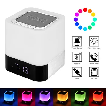 

Portable Speakers Bluetooth Column Wireless Bluetooth Speaker Powerful Outdoor Bass Speaker With Light Support USB TF