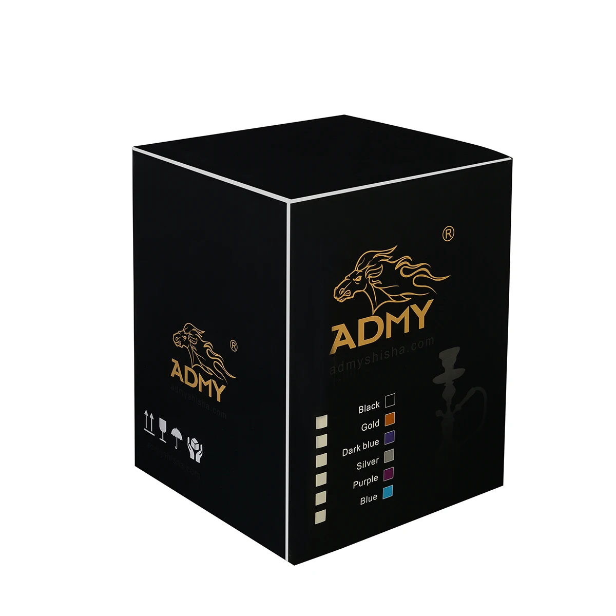 ADMY Hgt72cm Hose150cm алюминиевый кальян шесть цветов наргиле курительная трубка с фабрики рюкзак подарок