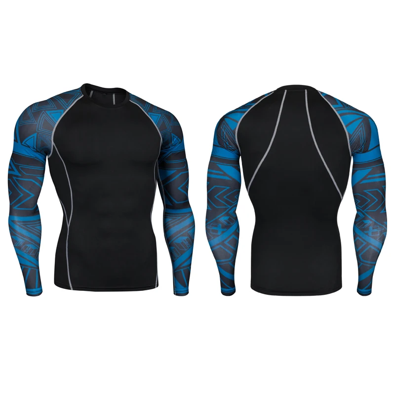 Sportswear Man Comprehensive Training Compression Tracksuits Suits Jogging Basketball Fitness Gym Clothes Running Set Men
