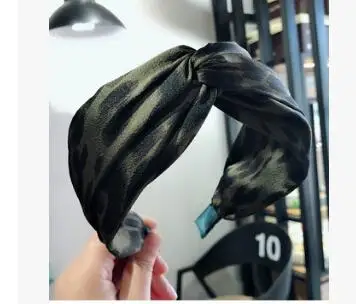 36 шт/лот DIY мульти ткани полоса контрастного цвета оголовье Леопард Крест Расширенный Уход за волосами и инструменты для укладки аксессуары для волос HA723
