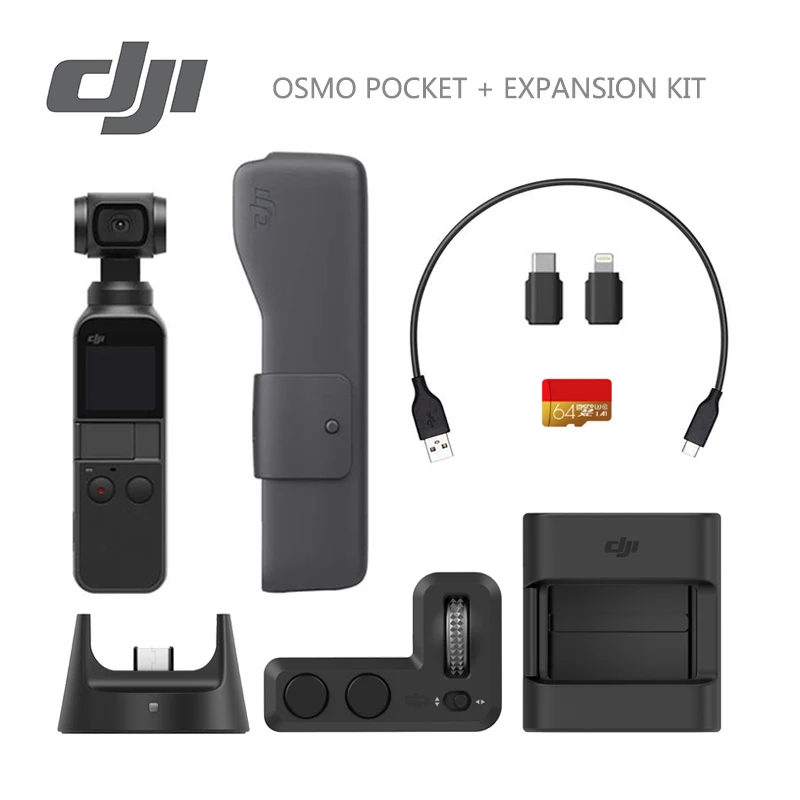 Expansion Kit 64 G DJI Osmo карман самый маленький 3-осевая стабилизированная селфи! Успей купить! бренд в - Цвет: Expansion Kit 64 G
