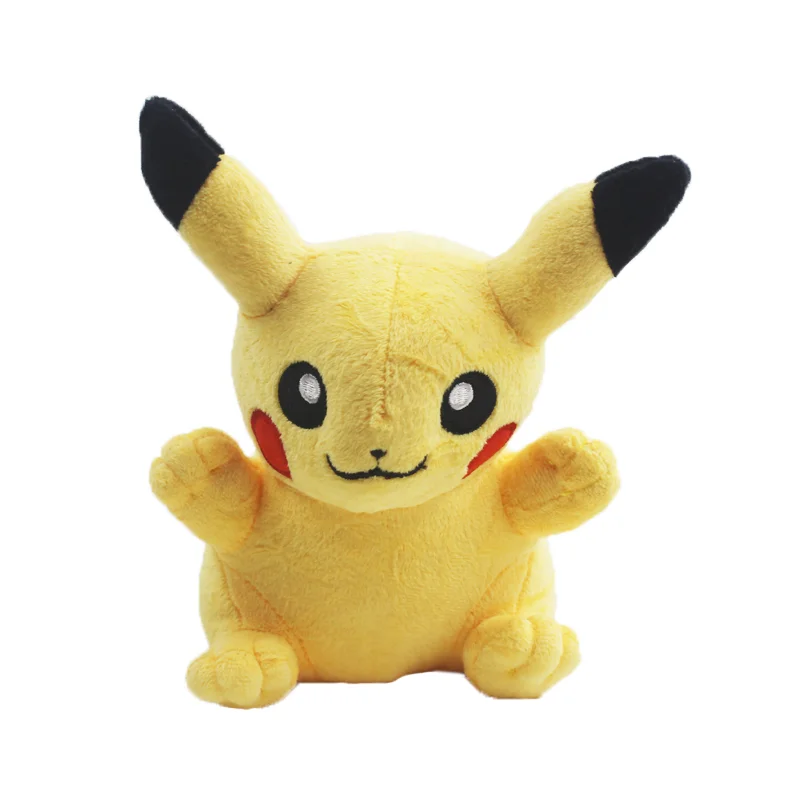 7 видов стилей 12-15 см Пикачу плюшевая игрушка Lapras Charmander Snorlax настенные наклейки Eevee мягкая игрушка кукла для детей подарок - Цвет: 15cm Pikachu