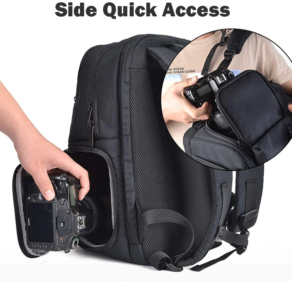 Caden Camera Backpack Large Capacity 