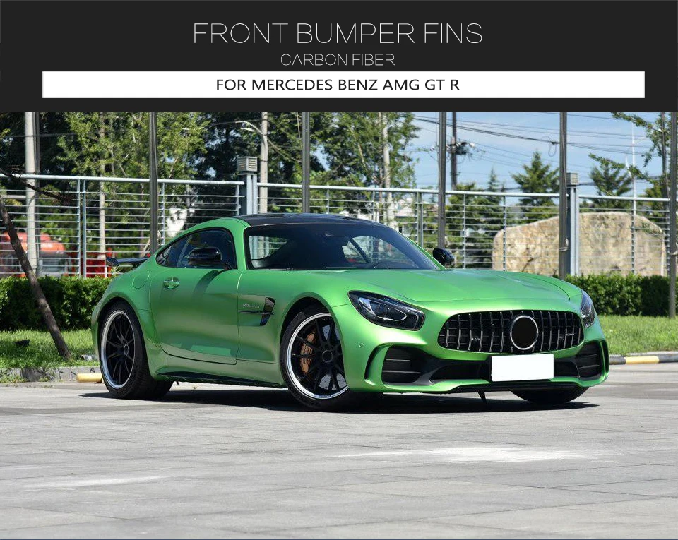 Передний бампер Canards для Mercedes-Benz G Class AMG GT R- передний бампер украшение из углеродного волокна