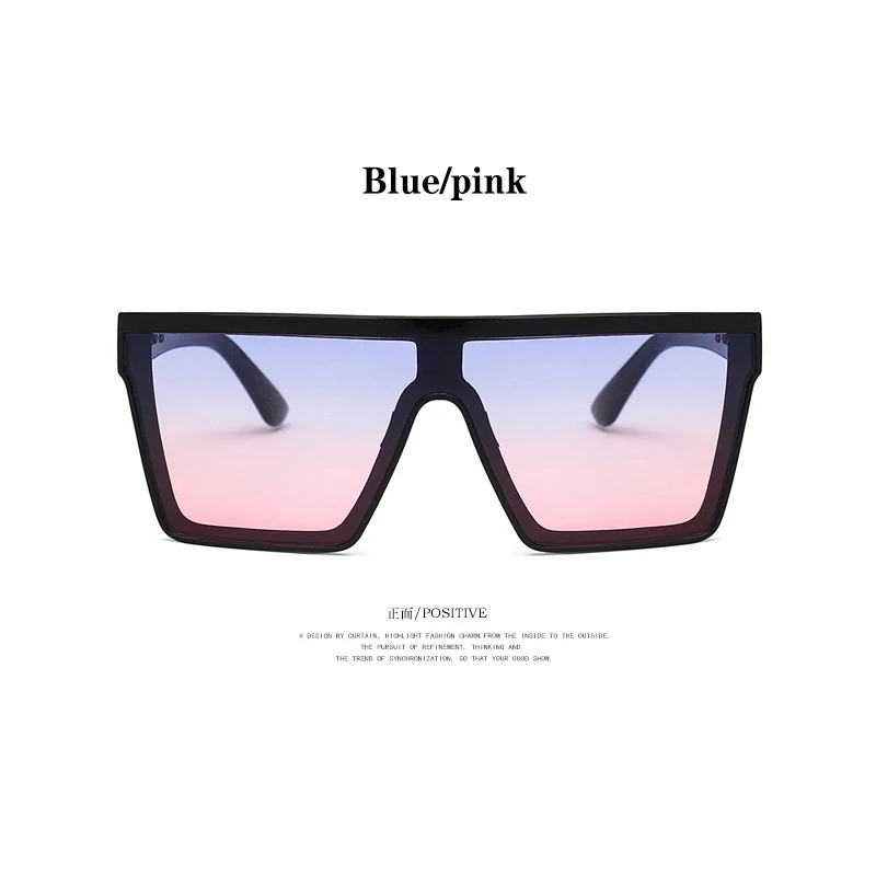 亮黑框上蓝下粉