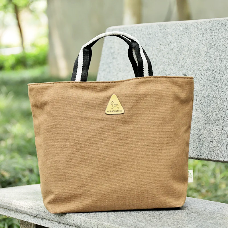 [Холщовая Сумка] Новая Стильная однотонная ручная сумка для компьютера офисная сумка А4 пакет для файлов