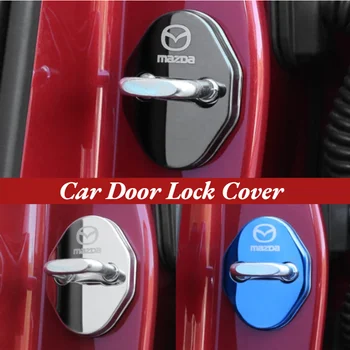 

Stainelss Door Lock Cover For Mazda CX-4 CX-5 CX-3 Atenza Axela 3 6 Grand Tourer Protector Case Sticker Automobiles Styling