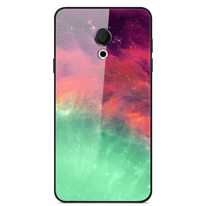 57 Для Meizu 15 Lite чехол из закаленного стекла жесткий чехол для телефона для Meizu 15 Lite M15 Lite TPU бампер чехол s для Meizu 15 Lite - Цвет: 57