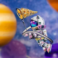 MMZ MODEL MU 3D Metal Puzzle Spaceman Astronaut Model Kits DIY 3D Laser Cut Assemble Jigsaw Toys GIFT For Adult Children 2