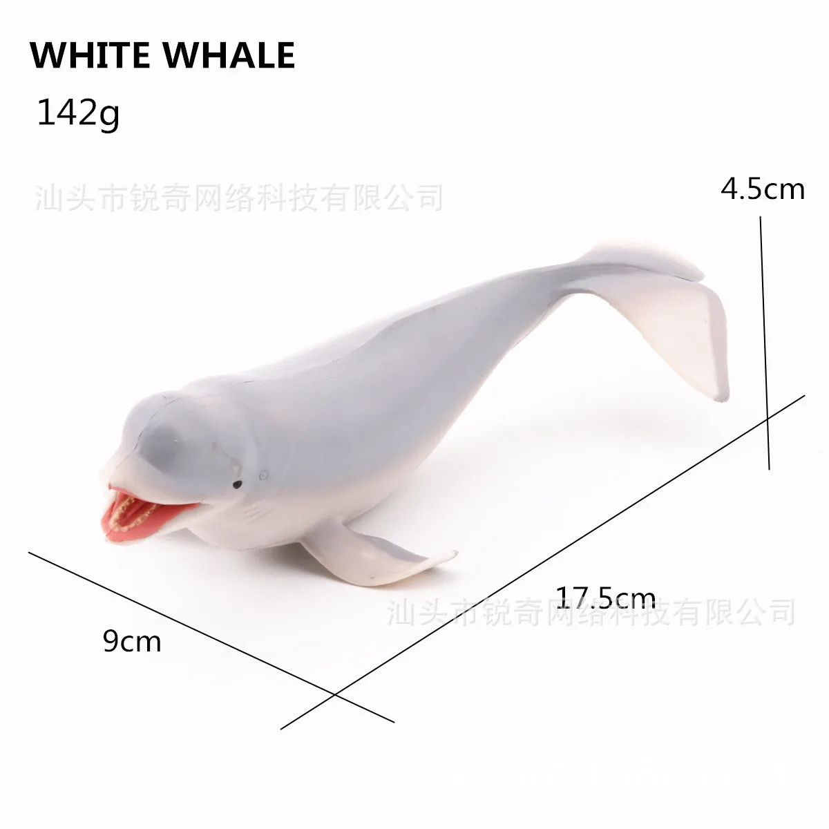 Горячая распродажа! модель животного Beluga статические Твердые экологически чистые пластиковые мини детские игрушки украшения