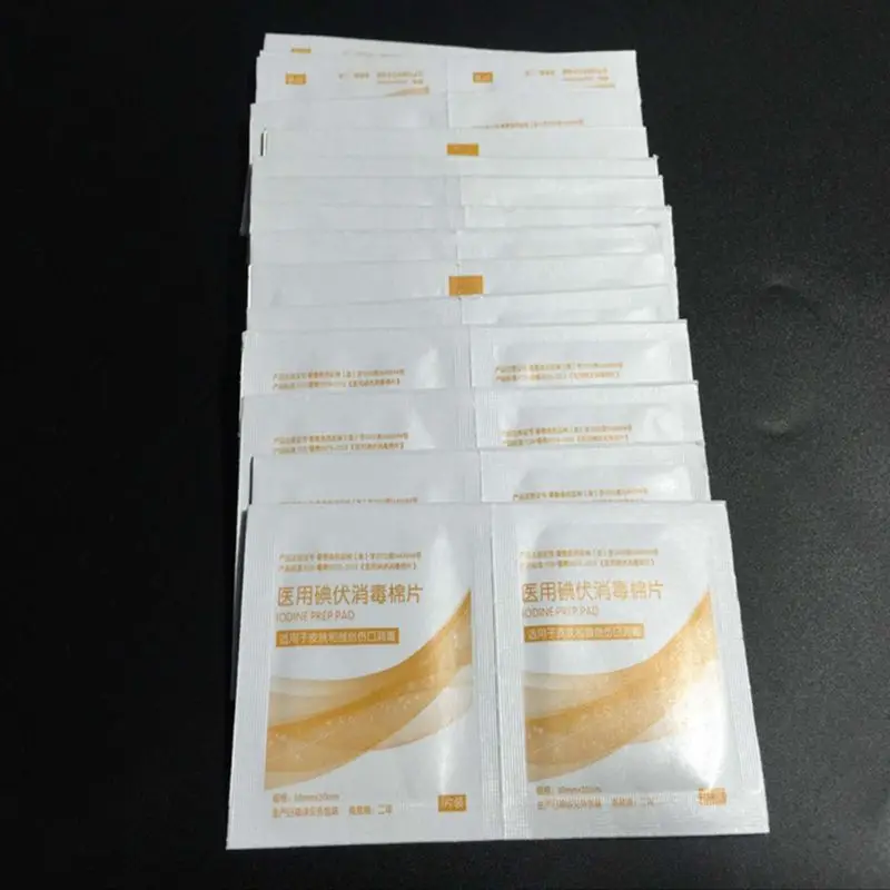 30 шт./компл. дезинфекционный йодный лист аптечка первой помощи одноразовая