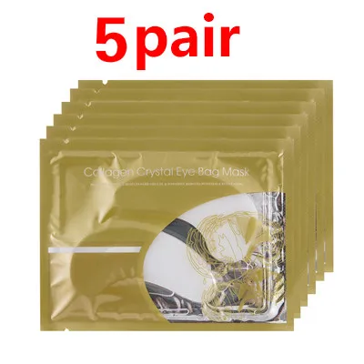 бледный розовато-серый 5/10/15 пакет Crystal коллагеновая маска для глаз, глазные Пластыри для глаз уход за кожей удалить! Убирает темные круги под глазами, крем для удаления кругов под глазами и анти-старения, морщин, маски для глаз - Цвет: бледный розовато-серый