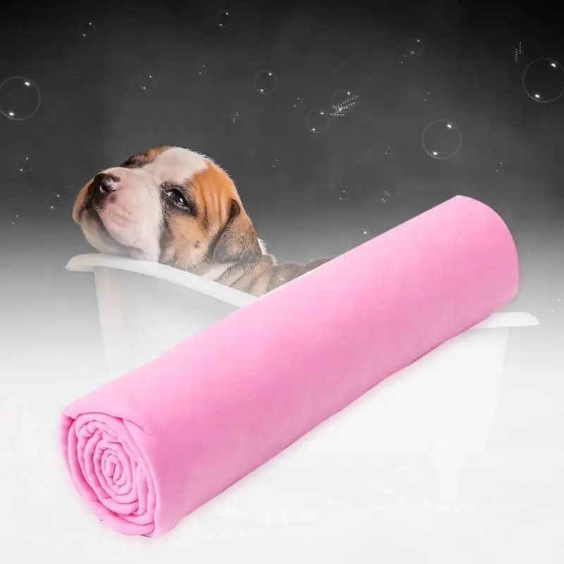 Полотенце для собак мягкое сушильное банное полотенце для домашних животных для собак кошек щенков супер абсорбирующие халаты инструменты для чистки домашних животных 33