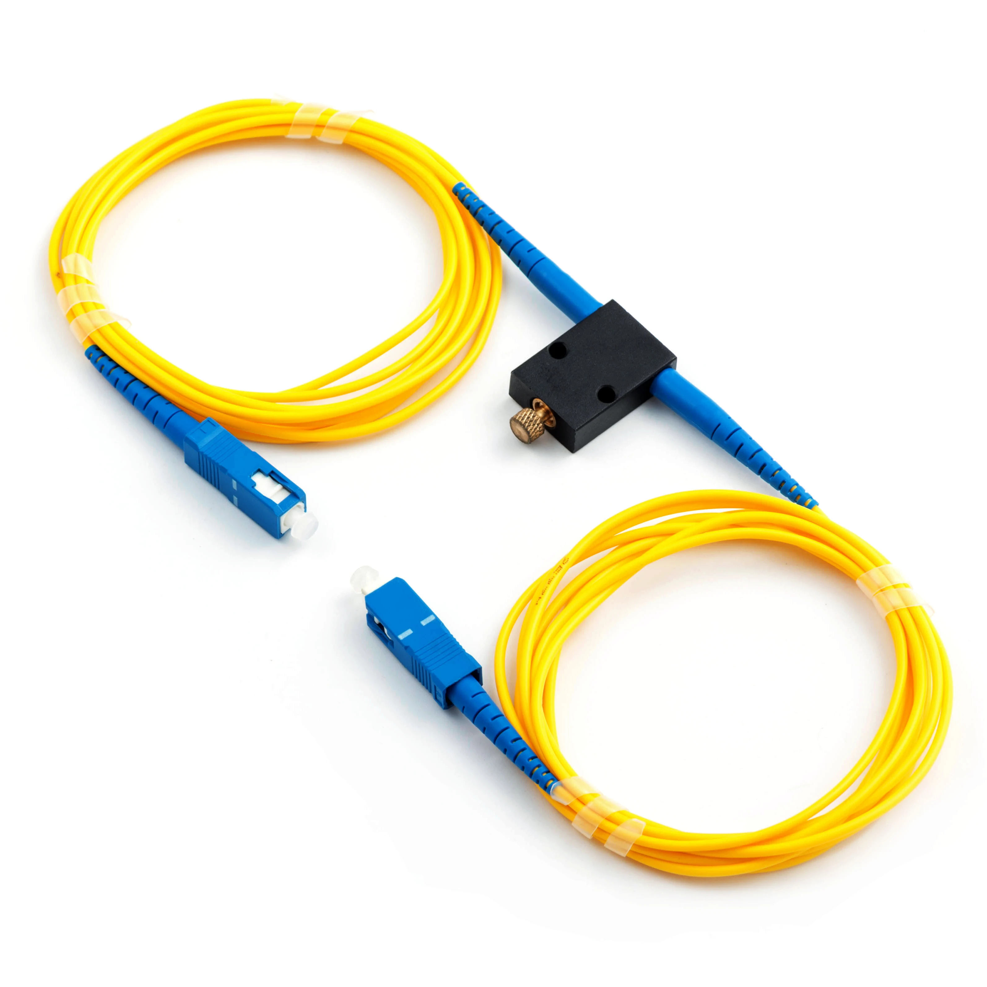 Adustable оптический одномодовый 1260-1650nm SC/UPC волоконный аттенюатор