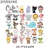ZOTOONE Cute Animal Combination Unicorn Iron on Patches for Clothing Thermo Stickers Heart Transfers Patch Applique Kid Clothes ► Photo 2/6