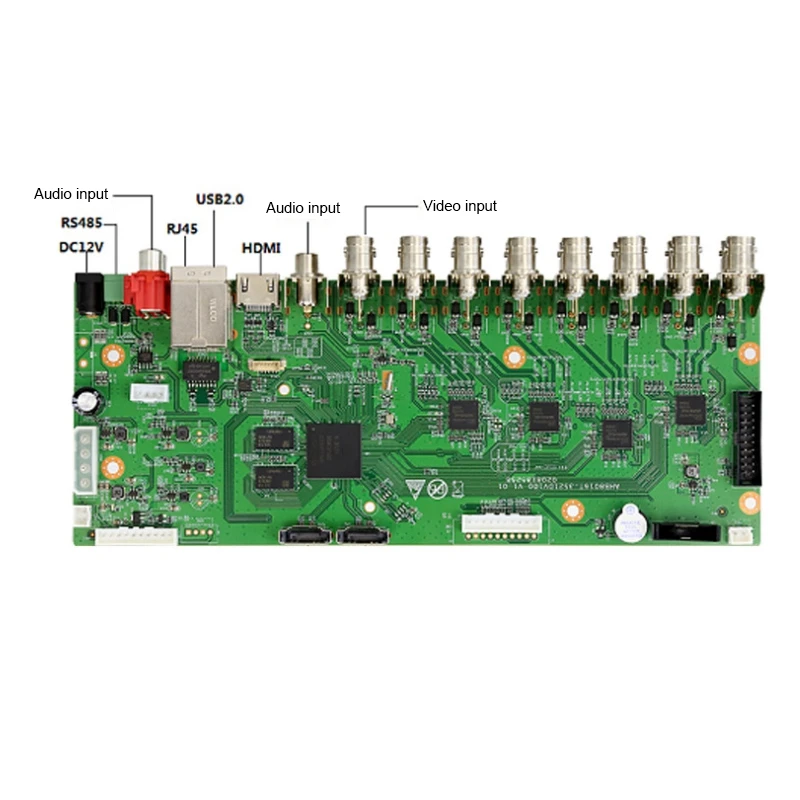  H.265 16Ch Hybrid DVR Board CCTV 5MP Security DVR NVR Recorder Camera Onvif Coxial Control P2P XVI/ - 4.00026E+12