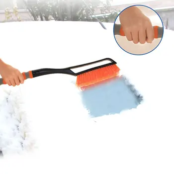 

2 in 1 Car Telescopic Snow Shovel Winter Auto Windshield Snow Ice Scraper Snowbrush Cleaning Tools New Dropship