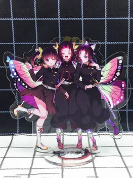 

15cm Anime Demon Slayer Kimetsu no Yaiba Kamado Tanjirou Nezuko Zenitsu Inosuke Acrylic Standing Figure Decoration Toys Gifts