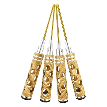 

SHGO HOT-4Pcs Hex Screw Driver Tools Kit Set for RC Helicopter (1.5Mm 2.0Mm 2.5Mm 3.0Mm) (As Shown, 4Pcs Hex Drivers Set)