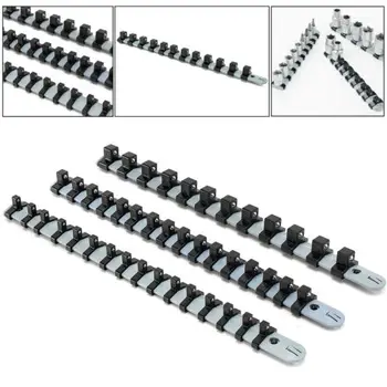 

3pcs 340mm Creative Durable Rack Tools Organizer Plastic Socket Holder Rack Storage Divide Rail Tray Single New Fashion Design