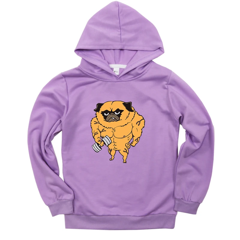 Hot Children Sweatshirt Dog Print Hooded Sweatshirt Kids Hoodies Full Sleeve Pullover Casual Children Clothing Moletom Infantil - Color: Hoodies 1