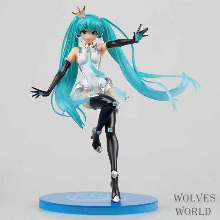 Wolf аниме Hatsune гоночный автомобиль Hatsune должен помочь Hatsune издание гаражный комплект