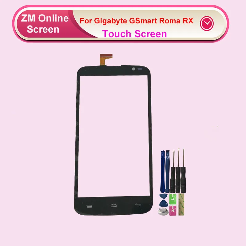 Сенсорный экран для Gigabyte GSmart Roma RX сенсорный экран дигитайзер Замена с инструментами с наклейкой
