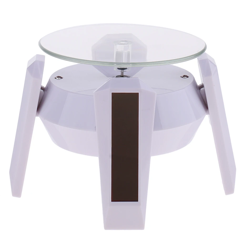 Solar/Battery Showcase LED 360 Rotating Jewelry Watch Lipstick Display Stand Solar/Battery Showcase LED 360 Rotating Jewelry Watch Lipstick Display Stand
