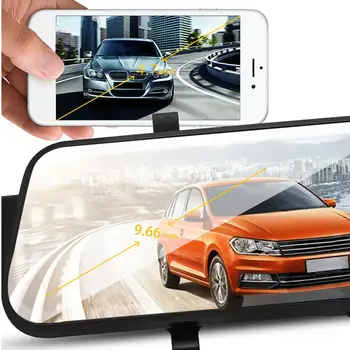 

9.66 Inch LCD 170 Degree Wide Angle 1080P Car DVR Camera Dash Cam Video Recorder G-sensor Night Vision