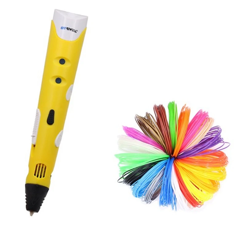 Myriwell 3D печать pen1.75 мм ABS Смарт 3D ручки для рисования+ нить+ прозрачная PC мягкая доска для рисования 5 ЕС вилка