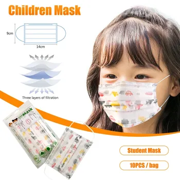 

Mascarilla Mask Masque Children Kids Children's Mask Cartoon Disposable Face Mask 3ply Ear Loop Mask Maseczka Ochronna Lavables