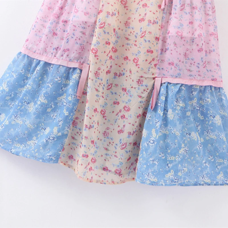 Винтажное платье макси с цветочным принтом в стиле бохо|Платья| |