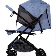 Детская коляска, может лежать в двух направлениях, высокий пейзаж, летний ультра-светильник, портативный складной детский простой зонт