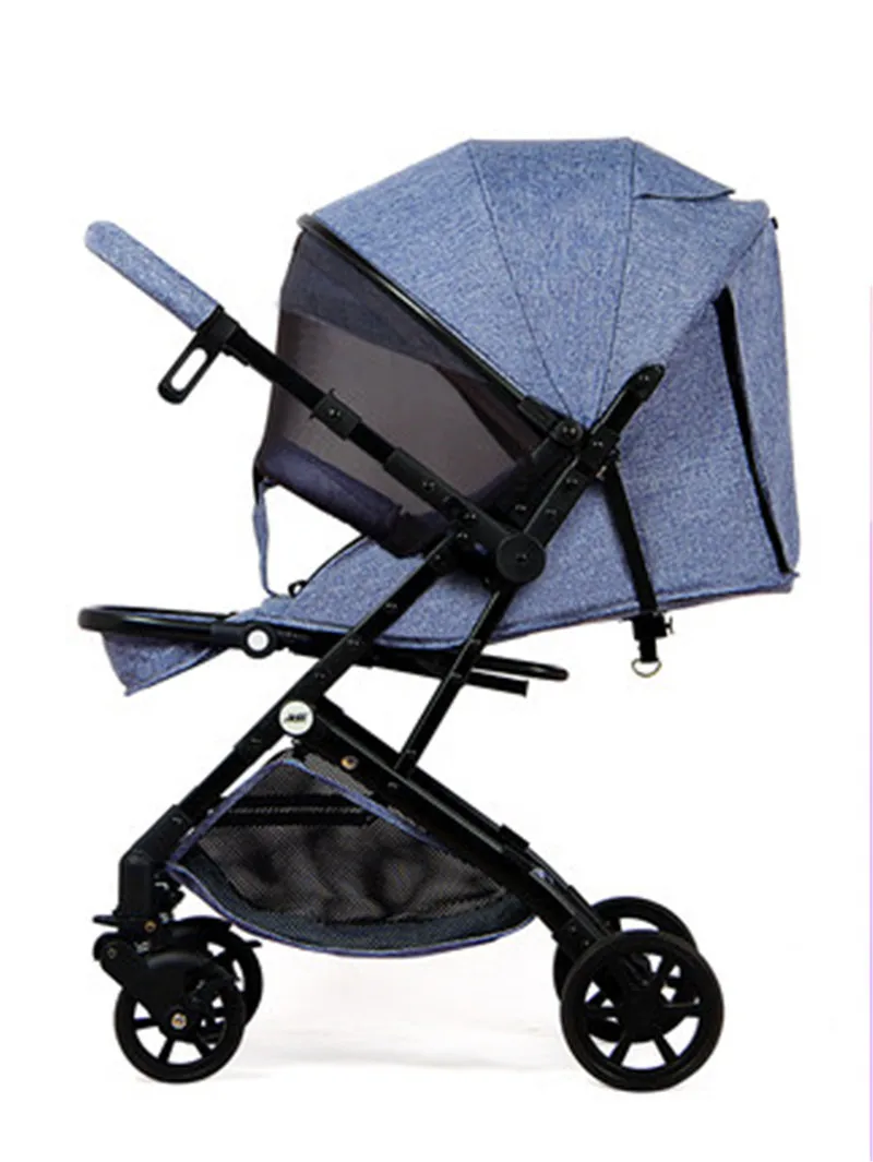

Baby Stroller Can Sit Reclining Two-way High Landscape Summer Ultra Light Portable Folding Child Baby Simple Umbrella